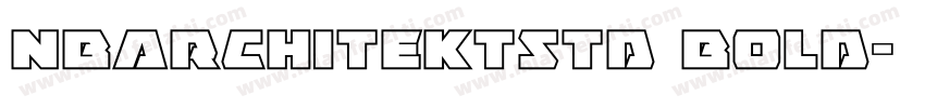 NBArchitektstd Bold字体转换